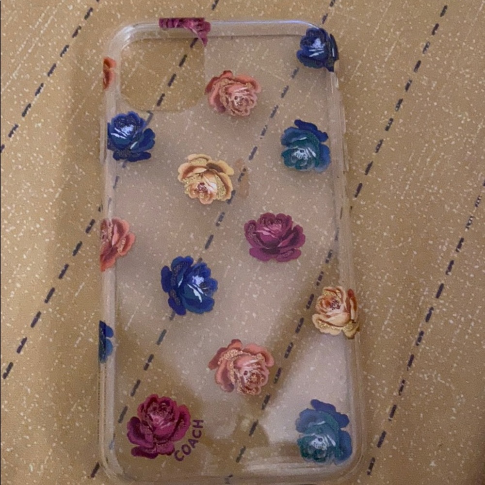 Never used IPHONE 11 coach phone case